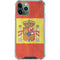 Spain Flag Distressed iPhone 12 Pro Max Clear Case